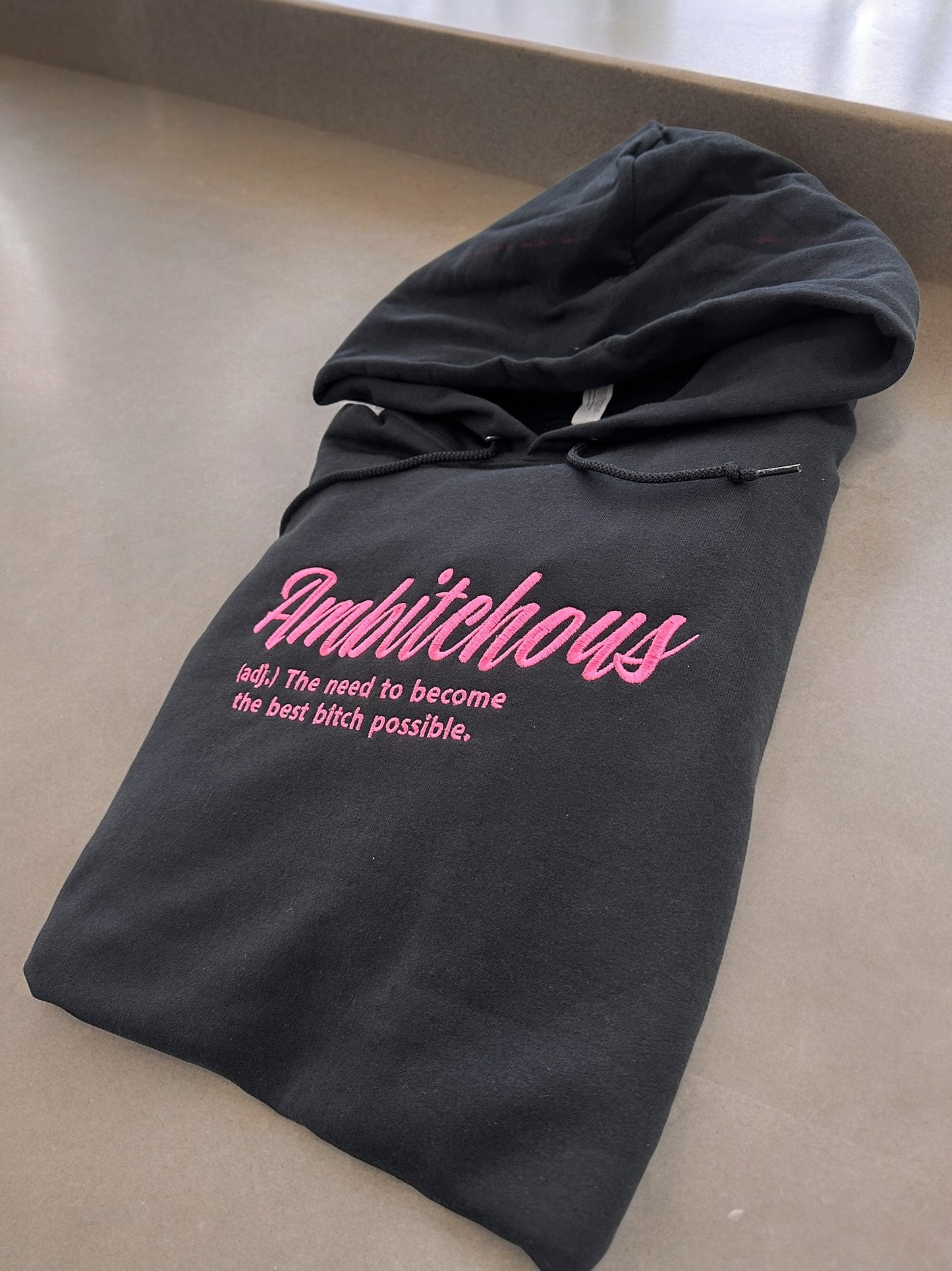 Ambitchous Embroidered Hoodie Sweatshirt