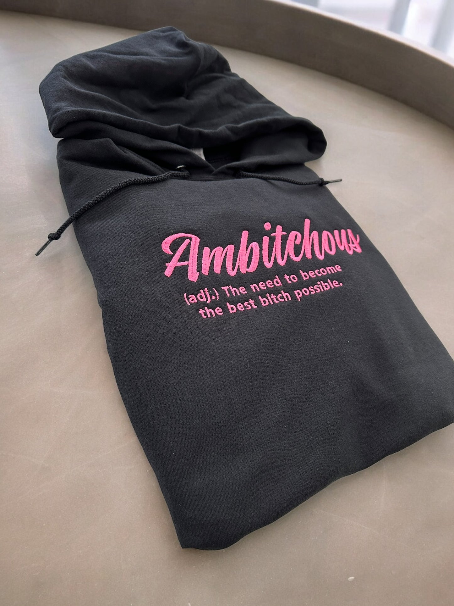 Ambitchous Embroidered Hoodie Sweatshirt