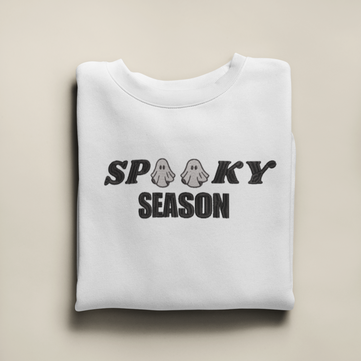 Spooky Season Embroidered Crewneck Sweatshirt