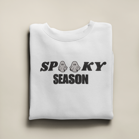 Spooky Season Embroidered Crewneck Sweatshirt